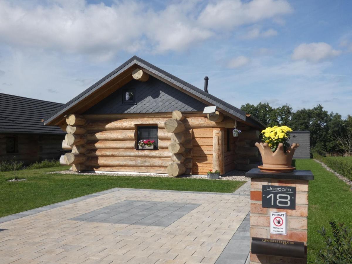 Naturstammhaus Tollensesee Gross Nemerow Bagian luar foto