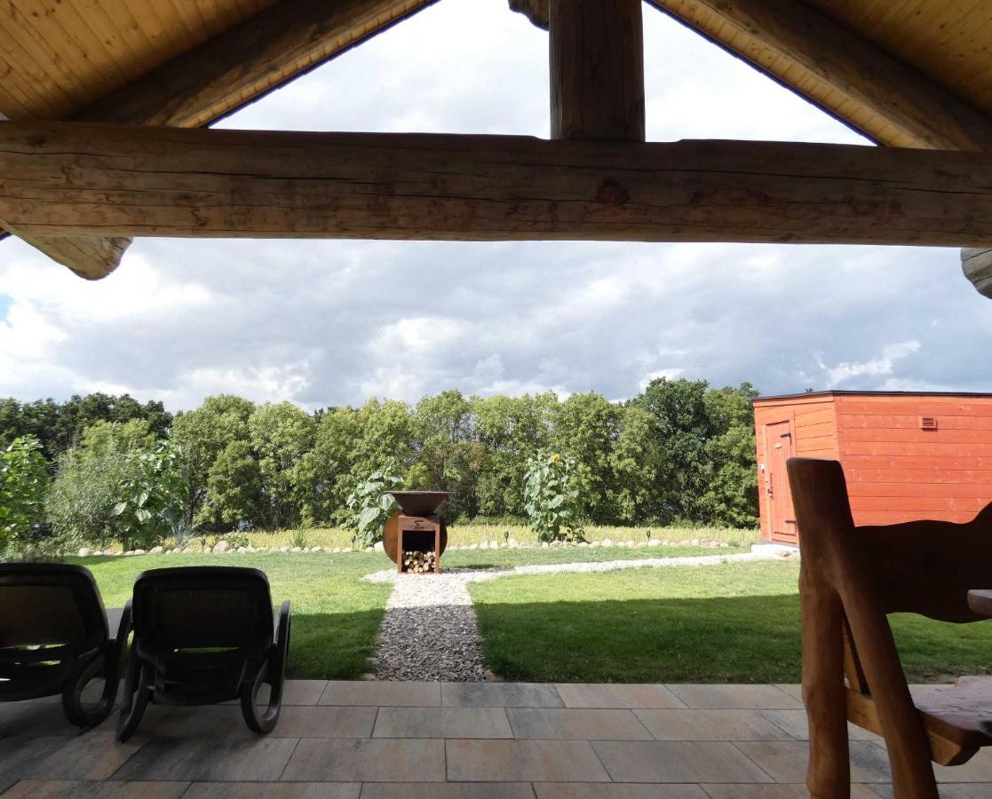 Naturstammhaus Tollensesee Gross Nemerow Bagian luar foto