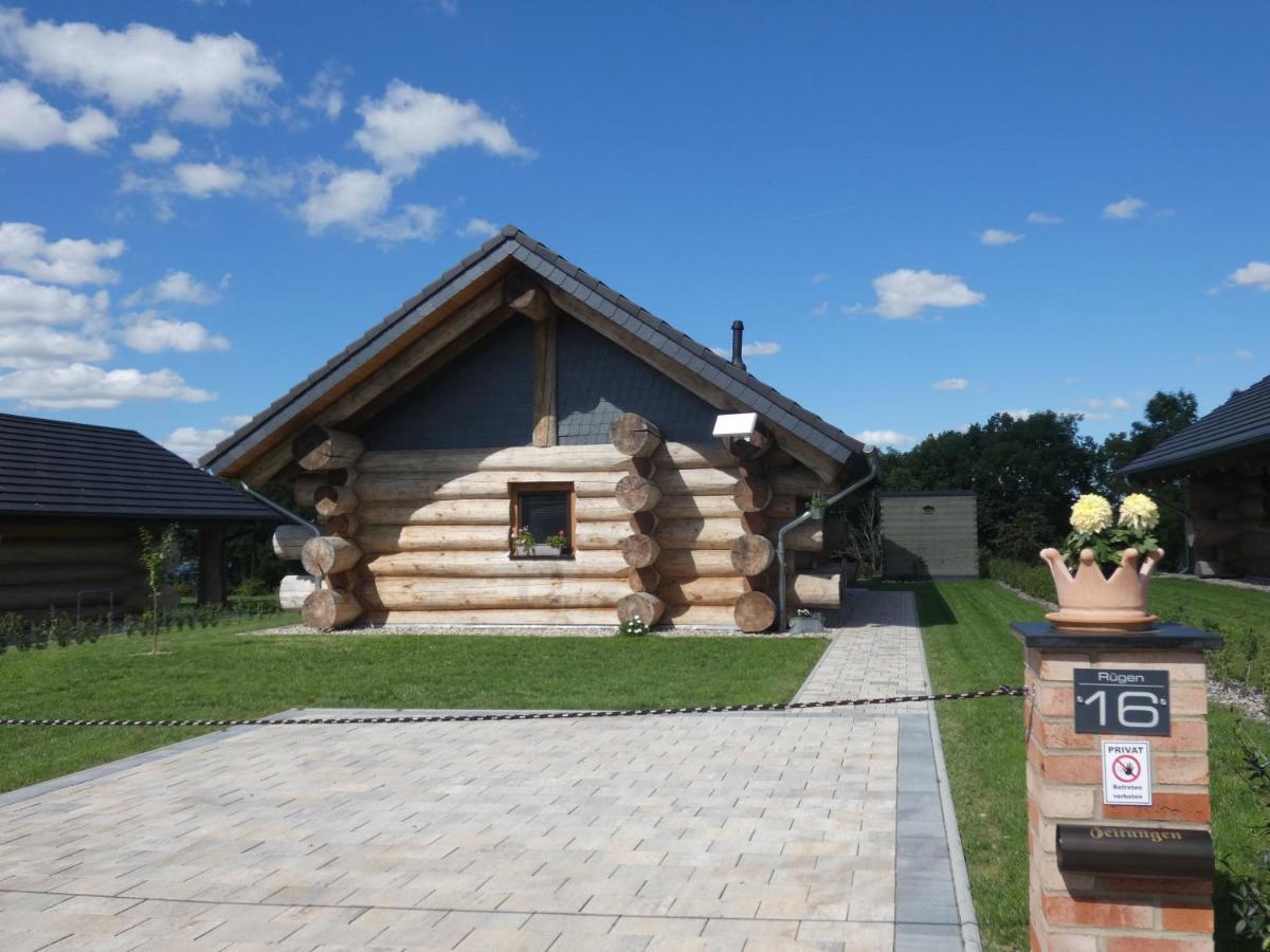Naturstammhaus Tollensesee Gross Nemerow Bagian luar foto